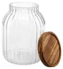 Bocal « harmony » 2 l en verre et acacia - 5 five simply Voir les images du produit 6