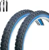 2 x maxxi4you HY-A109 Pneumatici per biciclette Nero/Blu Anteprima dell’immagine prodotto 1