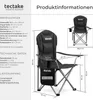 tectake® Gepolsterter Campingstuhl MTX 88,5 x 55 x 103 cm, Produktbild-Vorschau 5