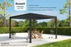 Deluxe Plus Pavillon Terrassenüberdachung Aluminium 4 x 4 M Produktbild-Vorschau 8
