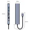 Q18C 7-in-1 USB-C Adapter Hub – HDMI 4K, USB 3.0, USB-C PD Produktbild-Vorschau 2
