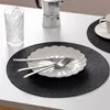 Ronde placemats - 6 stuks - 38 x 38 cm - Water- en Productafbeelding-voorbeeld 2