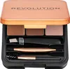 A makeup revolution brow sculpt kit in brown. Produktbild-Vorschau