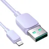 Câble USB-A vers Lightning Joyroom, 3A, 1,2 m - Violet Voir les images du produit 2