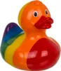 OOTB Regenbogen Quietsche-Ente Pride ca. 10 cm Produktbild-Vorschau 1