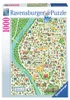 Ravensburger 176076, 1000 kusov, Mapy, 14 rok / roky Náhľad obrázku produktu 1