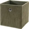 Faltbarer Würfel aus Kordstoff in Khaki - H27 cm Produktbild-Vorschau 1