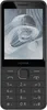 A front view of a black Nokia 215 4G (2024) feature phone. Voir les images du produit
