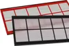 Two air filters are shown, one red and one black, against a white background. Produktbild-Vorschau