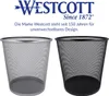 Westcott Papierkorb Mesh Silber (2er-Set) | 2 x Mülleimer Produktbild-Vorschau 5