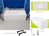 ECOLAM Badewanne Wave 160x80 cm + Schürze | Wanne Produktbild-Vorschau 3