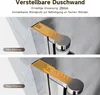 SUNXURY Drzwi prysznicowe 90x195cm Drzwi składane 180° Podgląd zdjęcia produktu 5