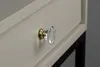 Runder Möbelknopf Aurora in Gold - Elegante, funkelnde Produktbild-Vorschau 2