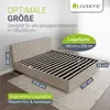 Juskys Polsterbett Nizza 180x200 cm mit Matratze - Produktbild-Vorschau 4