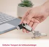 Hama USB-Stick Rotate, USB 2.0, 8GB, Schwarz/Silber Produktbild-Vorschau 5