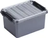 Sunware Aufbewahrungsbox - grau - 2L - 20 x 15 x 10 cm Produktbild-Vorschau 1