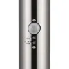 A close-up view of the control panel of a stainless steel outdoor light fixture. Produktbild-Vorschau