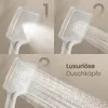 EMKE Duschsystem mit Thermostat 38℃ Glasablage Handbrause 3 Produktbild-Vorschau 4