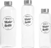 Water Bottle-SET: Trinkflaschen in 3 Größen mit Hüllen-Sets Produktbild-Vorschau 2