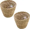 3.06 Seegras Korb mit Folie ausgekleidet - 2er Set / Produktbild-Vorschau 1
