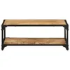 vidaXL Couchtisch 90x45x35 cm Raues Massives Mangoholz -  Produktbild-Vorschau 3