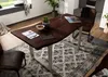 MASSIVMOEBEL24 Baumtisch Akazie 220x100x76 braun Beine Produktbild-Vorschau 8