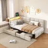 UnboxG Detská posteľ s čalúnením 90x200 cm so zásuvkou a Náhľad obrázku produktu 3