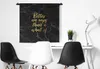MuchoWow® Wandteppich Wandbehang Zitate - Motivation - Gold Produktbild-Vorschau 3