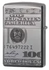 ZIPPO 60004890 Dollar Photo Image Laser Gravur Black Ice Produktbild-Vorschau 2