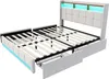 Fortuna Lai Polsterbett 180x200 mit Lattenrost，Stilvolles Produktbild-Vorschau 5