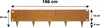 Wovar - Bordure de jardin en acier Corten 24 x 106 cm Voir les images du produit 5
