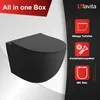 LAVITA Wand-WC Sinto Black | Hänge Toilette | Produktbild-Vorschau 5