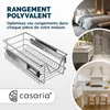 CASARIA® Tiroir télescopique de rangement 30 cm pour Voir les images du produit 5