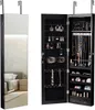 COSTWAY Schmuckschrank mit LED Beleuchtung, Schmuckregal Produktbild-Vorschau 4