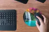 MuchoWow® Mauspad Mousepad Wasserfall - Bäume - Rosa - Produktbild-Vorschau 4
