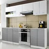 Roe Furniture | Küchenzeile - 240x200 cm - Grau und Weiß - Produktbild-Vorschau 1