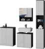 Badmöbel-Set Vicco Edge Schwarz 4 Teile, Model 40567 Produktbild-Vorschau 7