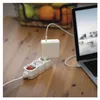 Prodlužovací kabel 1,4 m / 2 zásuvky / s vypínačem / bílý / PVC / 1 mm2 Náhled obrázku produktu