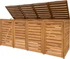 AXI Lex Mülltonnenbox Holz Braun | Mülltonnenverkleidung Produktbild-Vorschau 4
