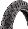 A close-up studio shot of a single motorcycle tire. Produktbild-Vorschau