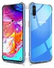 A clear product shot of a phone case and screen protector set for a Samsung Galaxy A70/A70s. Produktbild-Vorschau