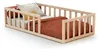 WEBABY - Łóżeczko dziecięce drewniane 70 x 140 cm buk Podgląd zdjęcia produktu 1