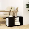 vidaXL TV-Schrank Schwarz 60x24x32 cm Holzwerkstoff Produktbild-Vorschau 1