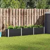 vidaXL Garten-Hochbeet 300x50x54 cm WPC Grau Produktbild-Vorschau 2