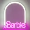 Barbie miroir mural néon 27 cm Voir les images du produit 7