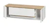 TV Lowboard "Center" in weiß mit Wotan Eiche, Produktbild-Vorschau 5