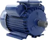 A blue electric motor is shown against a white background. Produktbild-Vorschau