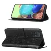 Galaxy A71 5G Hülle, Schmetterling Prägung Flip Leder Produktbild-Vorschau 2