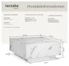 tectake® Couchtisch Lasley inkl. Bodenschoner, Produktbild-Vorschau 5