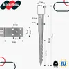 KOTARBAU® U Pfostenträger zum Einschrauben 70x700mm Produktbild-Vorschau 3